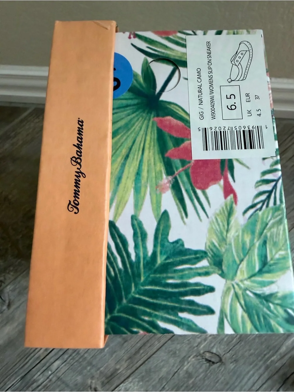Tommy Bahama Gigi Natural Camo Slip-On Canvas Sneakers
